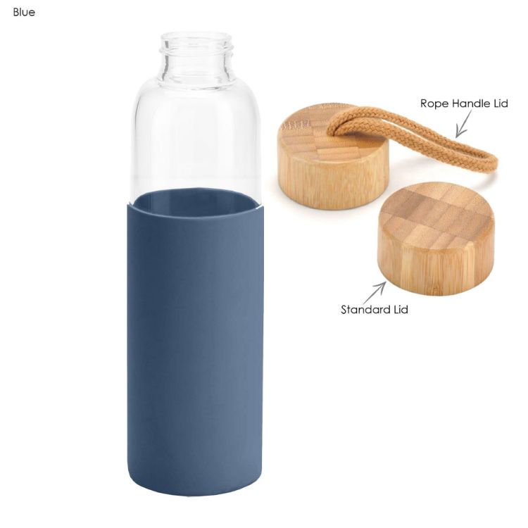 Picture of Honya Glass Drink Bottle with Sleeve