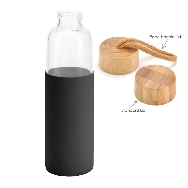 Picture of Honya Glass Drink Bottle with Sleeve