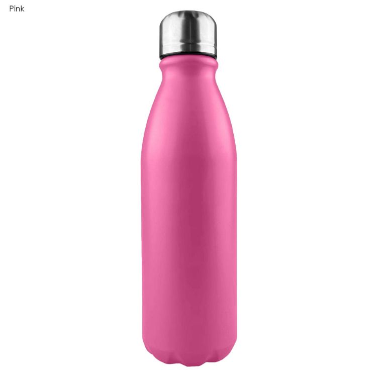 Picture of Komo Shiny Aluminium Drink Bottle Single Wall