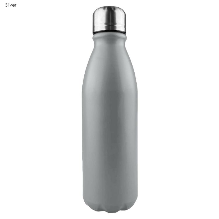 Picture of Komo Shiny Aluminium Drink Bottle Single Wall