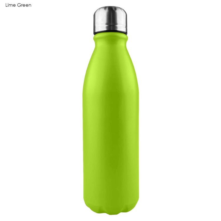 Picture of Komo Shiny Aluminium Drink Bottle Single Wall