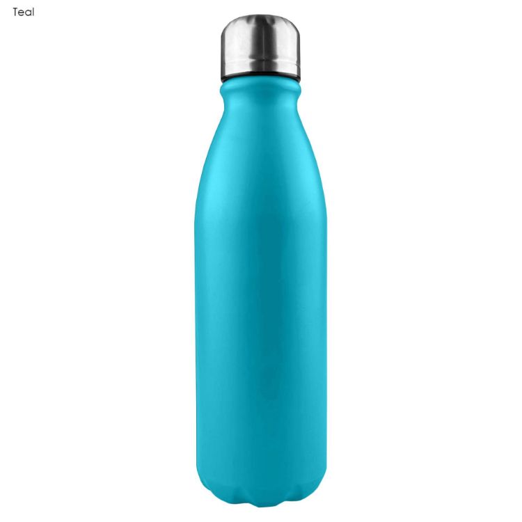 Picture of Komo Shiny Aluminium Drink Bottle Single Wall