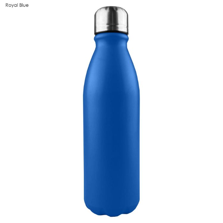 Picture of Komo Shiny Aluminium Drink Bottle Single Wall