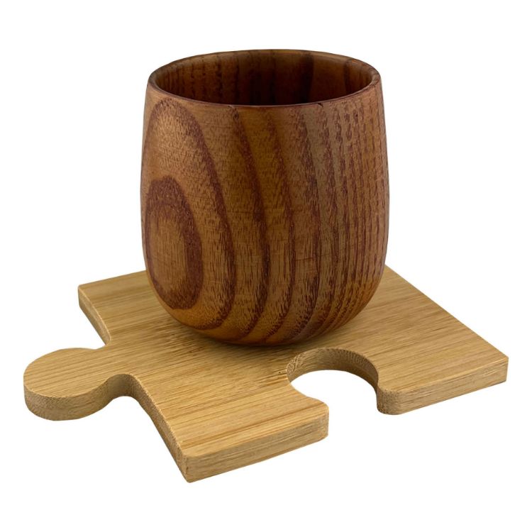 Picture of Large Wooden Coffee Cup