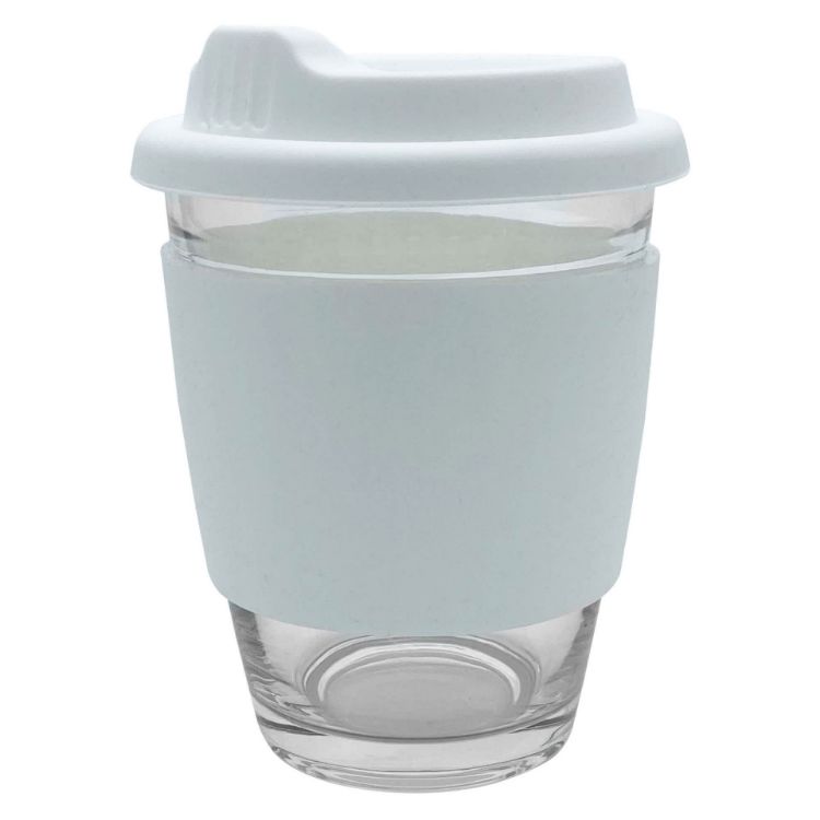 Picture of Carlo Glass Coffee Cup – Silicone Band