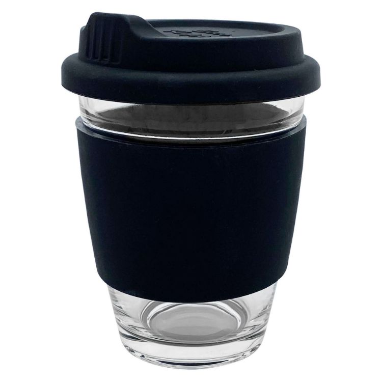 Picture of Carlo Glass Coffee Cup – Silicone Band