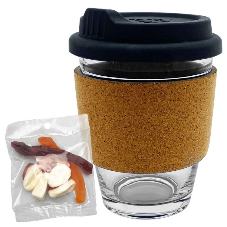 Picture of Jelly Party Mix in Cork Band Glass Coffee Cup