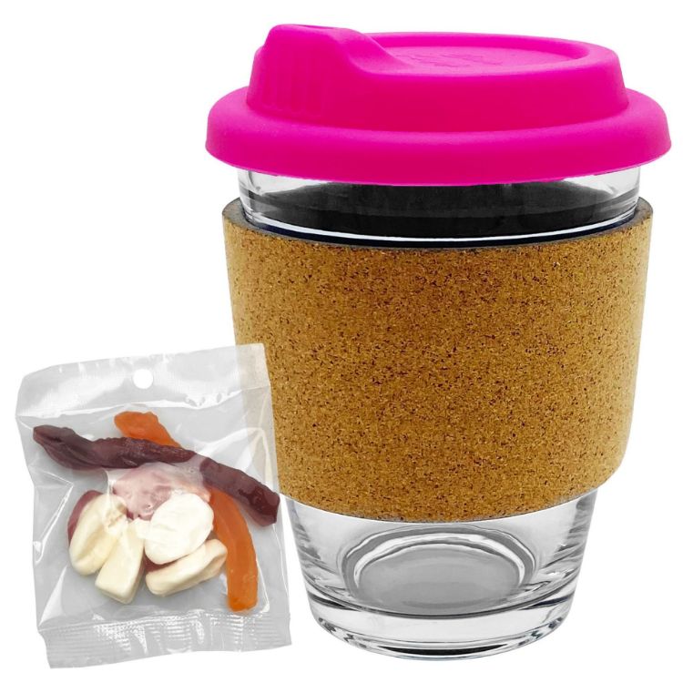 Picture of Jelly Party Mix in Cork Band Glass Coffee Cup