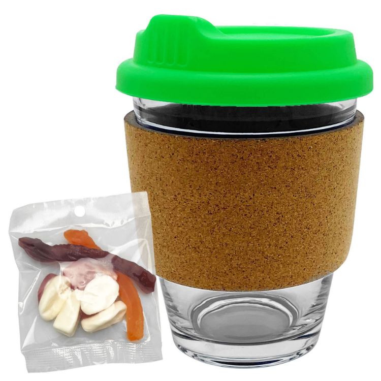 Picture of Jelly Party Mix in Cork Band Glass Coffee Cup