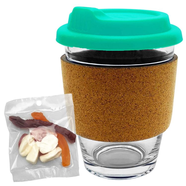 Picture of Jelly Party Mix in Cork Band Glass Coffee Cup