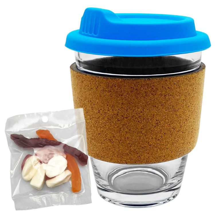 Picture of Jelly Party Mix in Cork Band Glass Coffee Cup