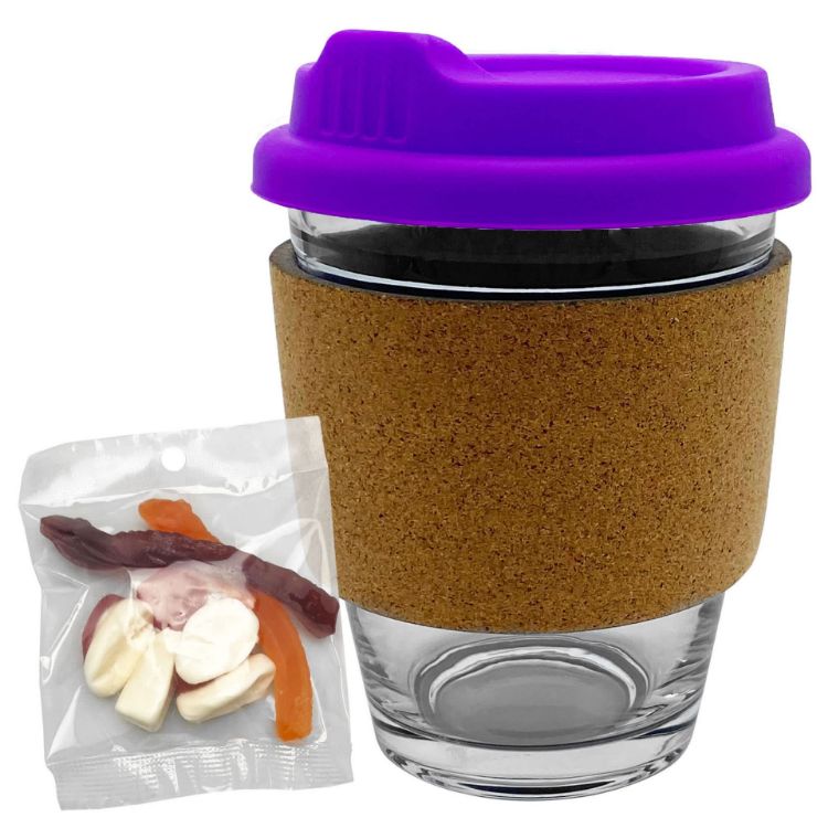 Picture of Jelly Party Mix in Cork Band Glass Coffee Cup