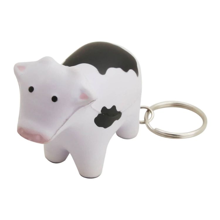 Picture of Stress Cow Key Ring