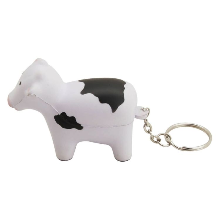 Picture of Stress Cow Key Ring