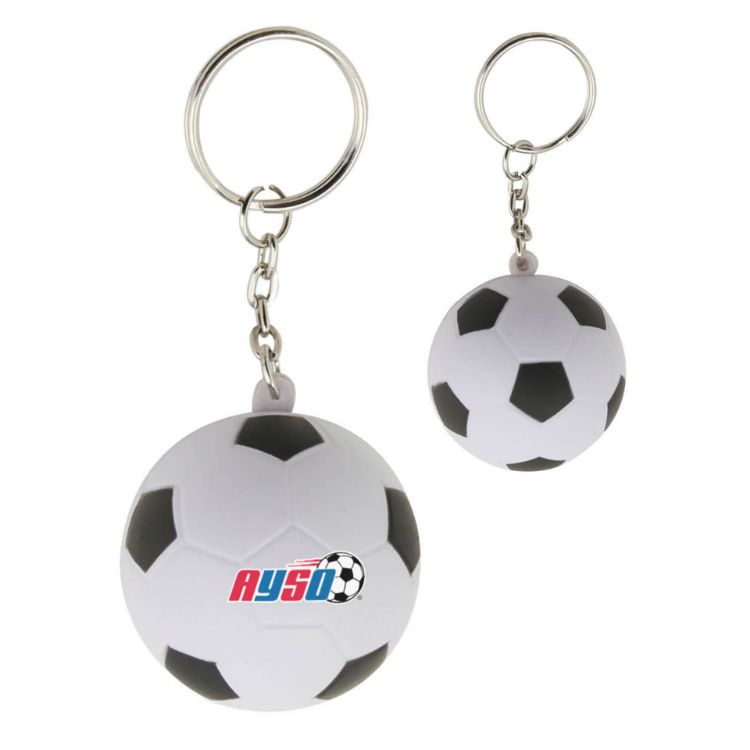 Picture of Stress Soccer Ball Key Ring
