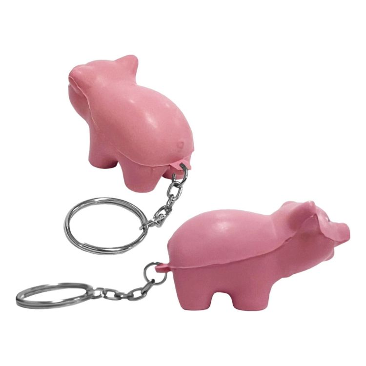 Picture of Stress Pig Key Ring