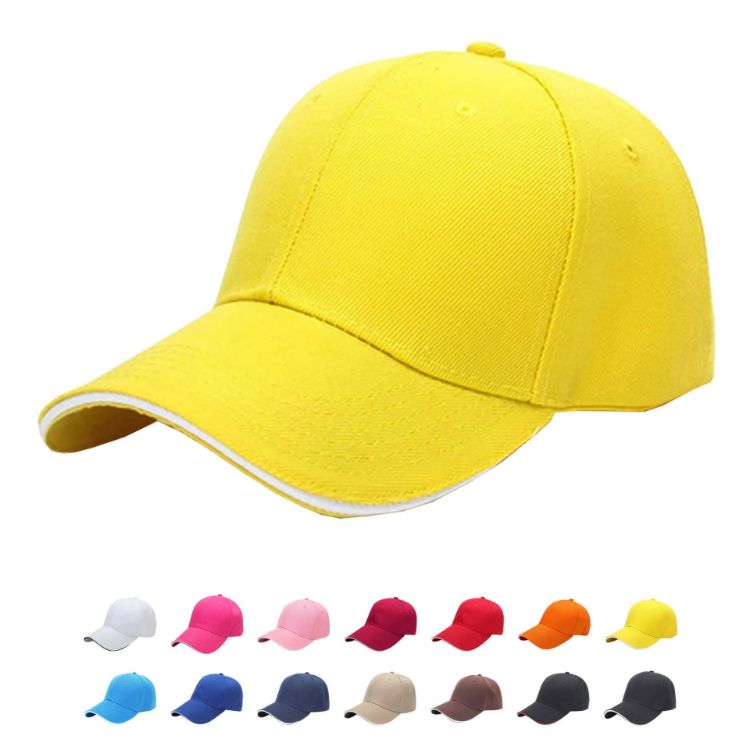 Picture of Const 6 Panel Cotton Sandwich Cap