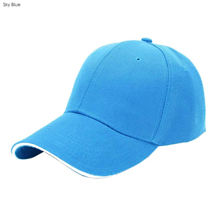 Picture of Const 6 Panel Cotton Sandwich Cap