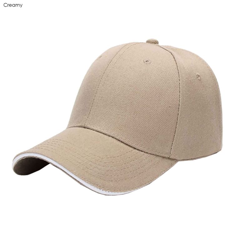 Picture of Const 6 Panel Cotton Sandwich Cap