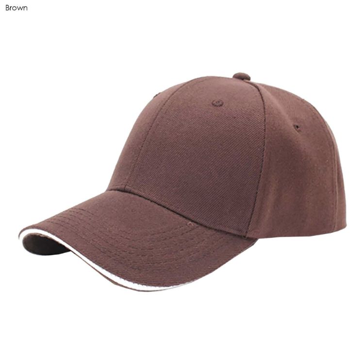 Picture of Const 6 Panel Cotton Sandwich Cap