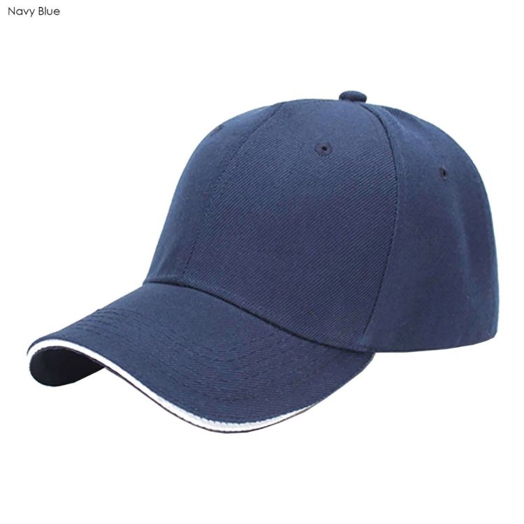 Picture of Const 6 Panel Cotton Sandwich Cap