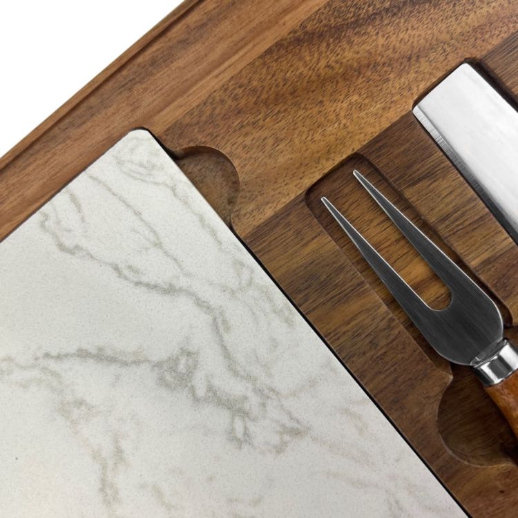 Picture of Fuzo Marble Cheeseboard & Knife Set