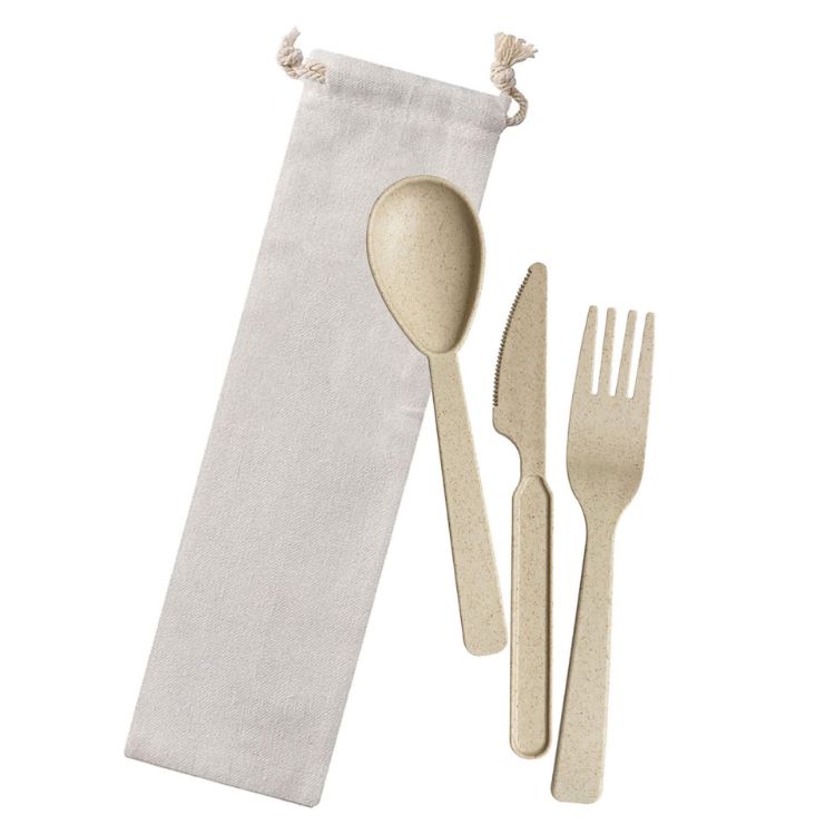 Picture of Wheat Straw Utensils In Bag