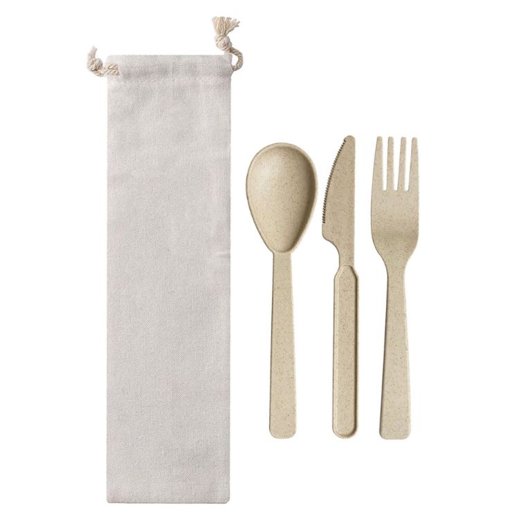 Picture of Wheat Straw Utensils In Bag