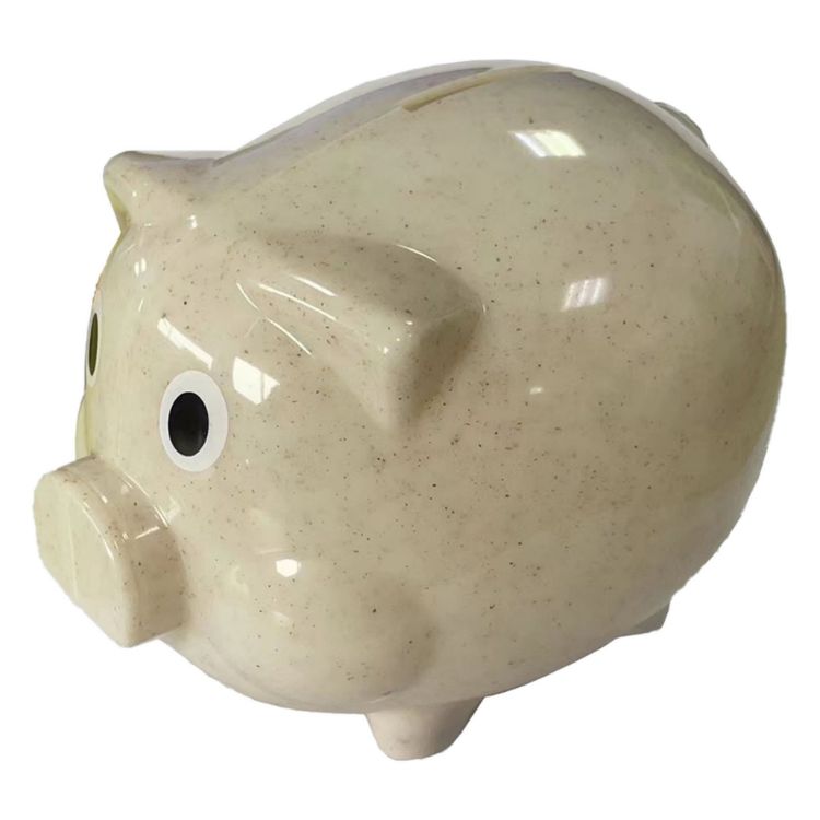 Picture of Wheat Straw Piggy Bank