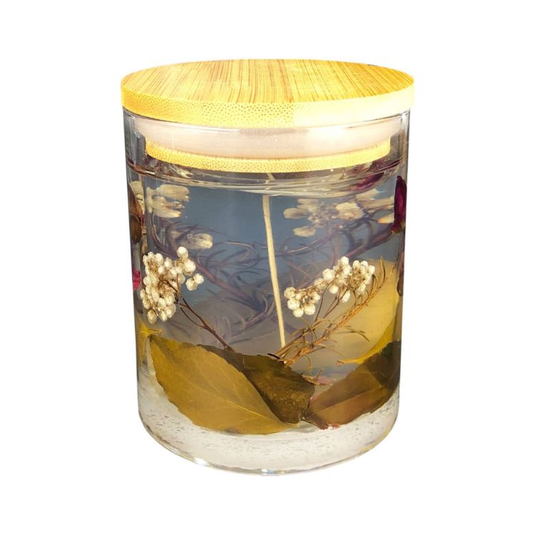 Picture of Floral Candle