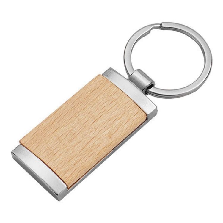 Picture of Wood Panel Key Ring