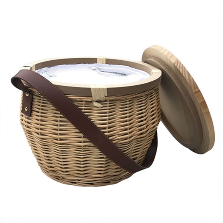 Picture of Scotch Wicker Picnic Cooler Basket(round)