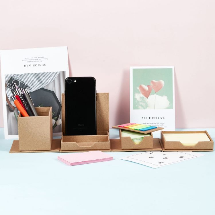 Picture of Desk Organiser Sticky Note Memo Holder