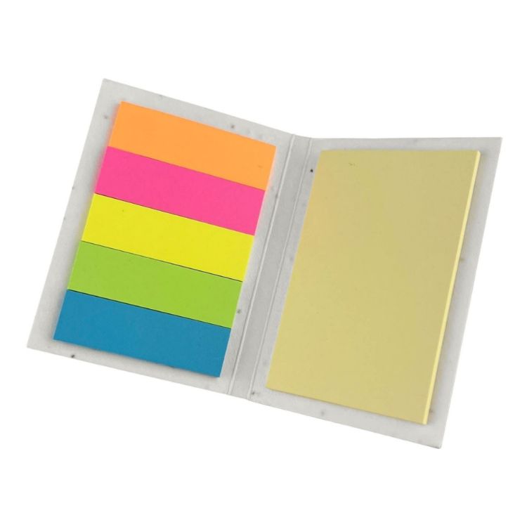 Picture of Corn Poppy Seed Sticky Note Pad