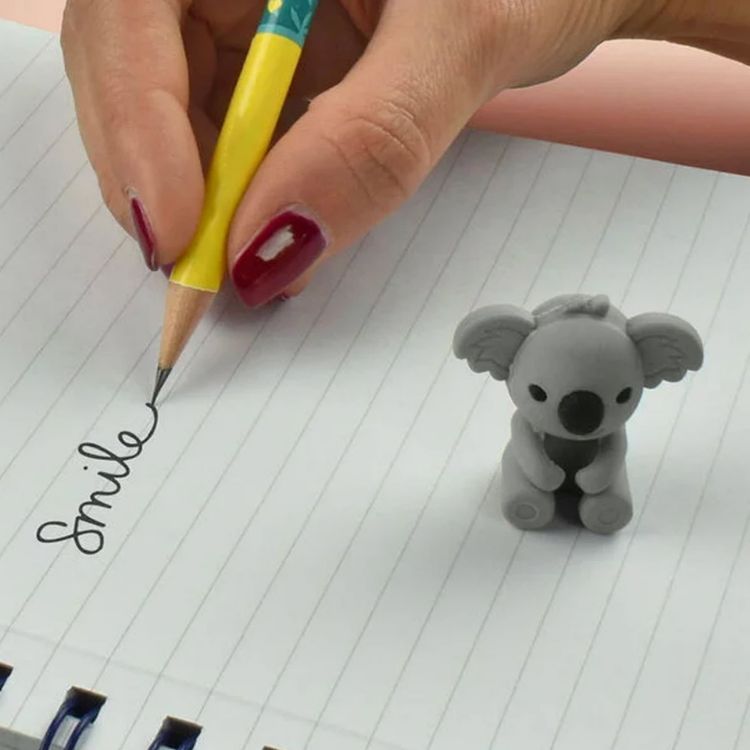 Picture of Koala Pencil-Top Rubber Eraser