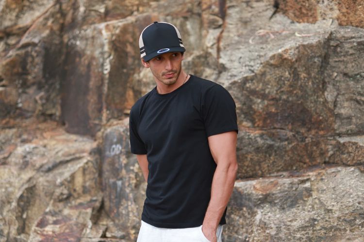 Picture of INIVI SEAMLESS SIDE AND BACK PANEL POLYCOTTON/MESH - SNAPBACK