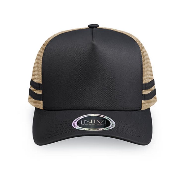 Picture of INIVI SEAMLESS SIDE AND BACK PANEL POLYCOTTON/MESH - SNAPBACK