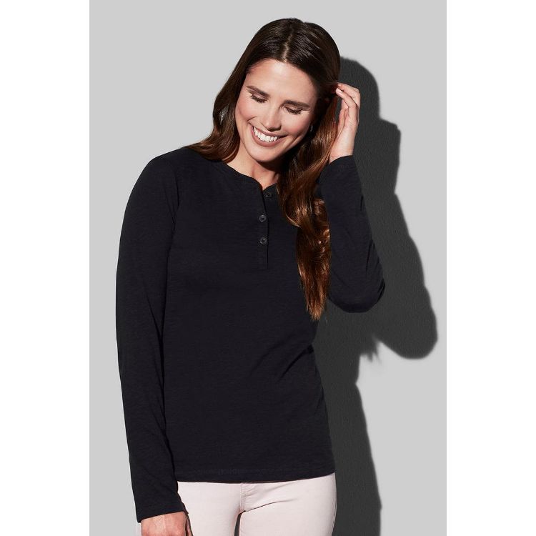 Picture of Women's Sharon Henley Long Sleeve