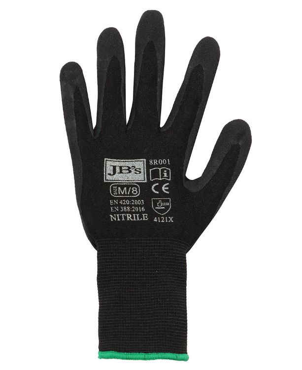 Picture of JB's Black Nitrile Breathable Glove (12 pack)