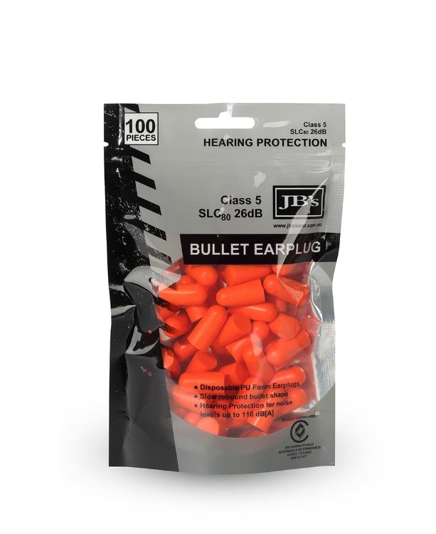 Picture of JB's Bullet Shaped Earplug (100 pieces)