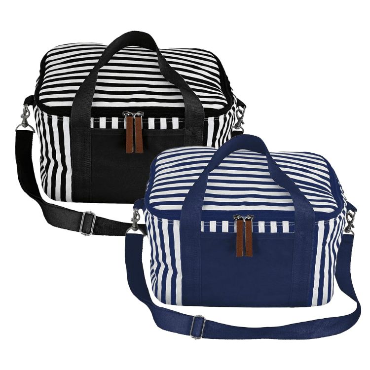 Picture of Striped Cotton Canvas Cooler 16L