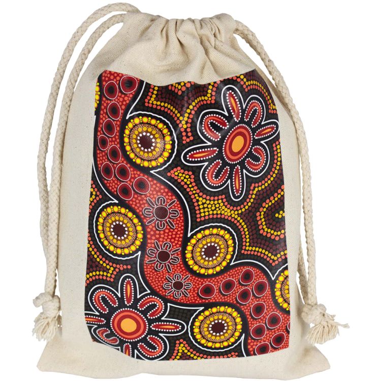 Picture of Midi 100% Cotton Drawstring Bag