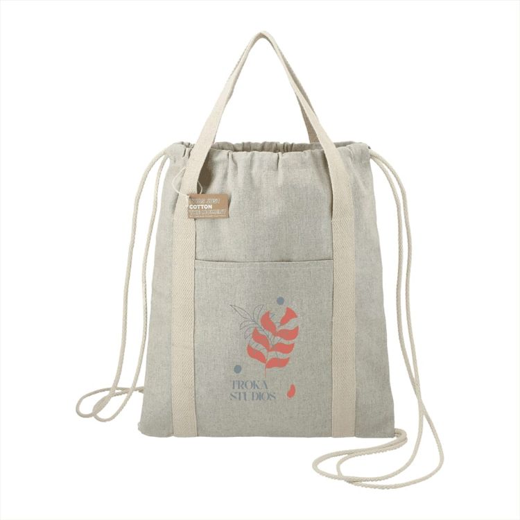 Picture of Repose 5oz. Recycled Cotton Drawstring Bag