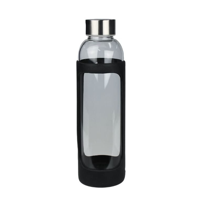 Picture of Glass Bottle with Silicone Cover 500ml