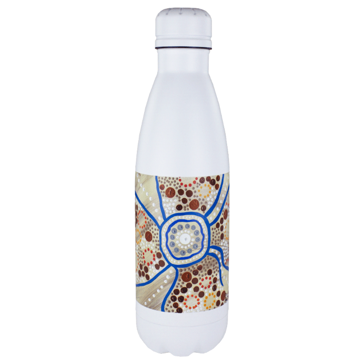 Picture of Copper Vacuum Insulated Bottle with Rotary Digital Print - 500ml