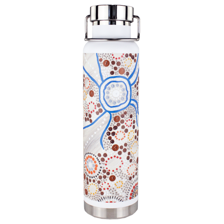 Picture of Thor Copper Vacuum Insulated Bottle with Digital Rotary Print - 650ml