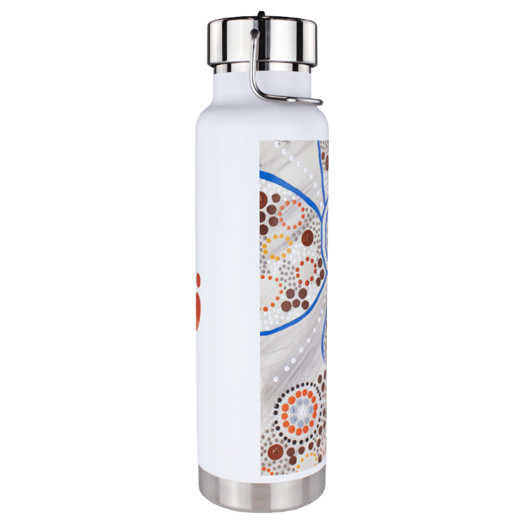 Picture of Thor Copper Vacuum Insulated Sipper Bottle with Digital Rotary Print - 740ml