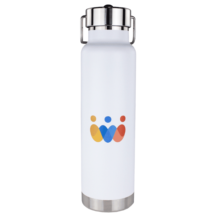 Picture of Thor Copper Vacuum Insulated Sipper Bottle with Digital Rotary Print - 740ml