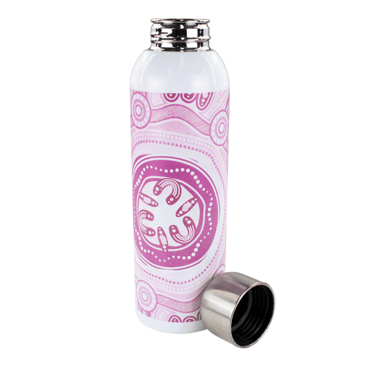 Picture of Guzzle Stainless Sports Bottle with Rotary Digital Print - 800ml