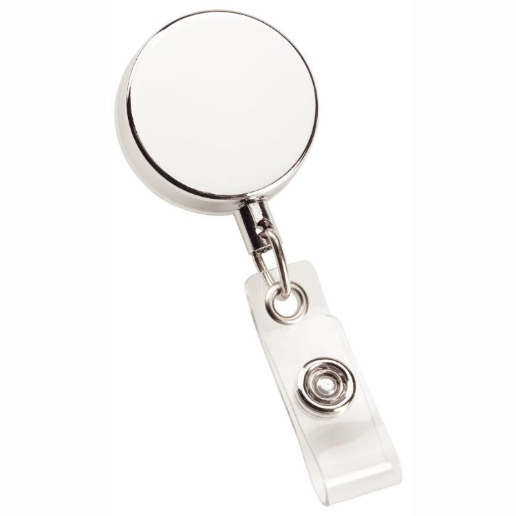 Picture of Metal Zip Pull Badge Holder